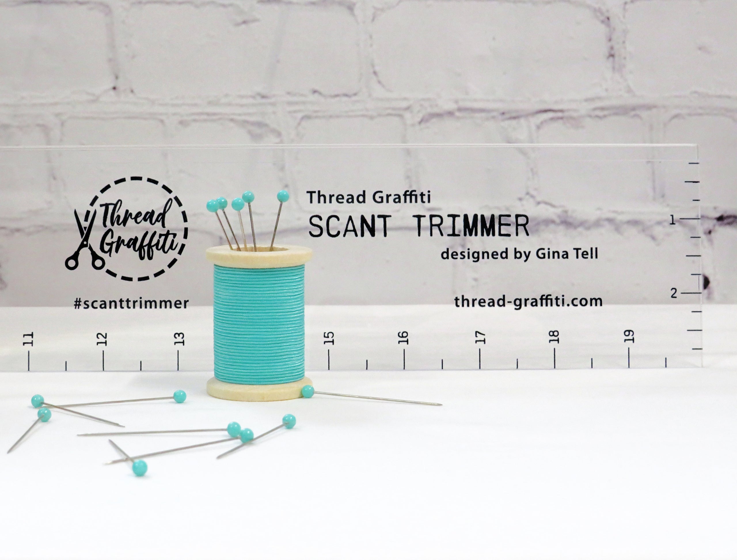 Stitch Buzz Stretch Ruler 1.5 x 10 inch Ruler for Knit Fabrics