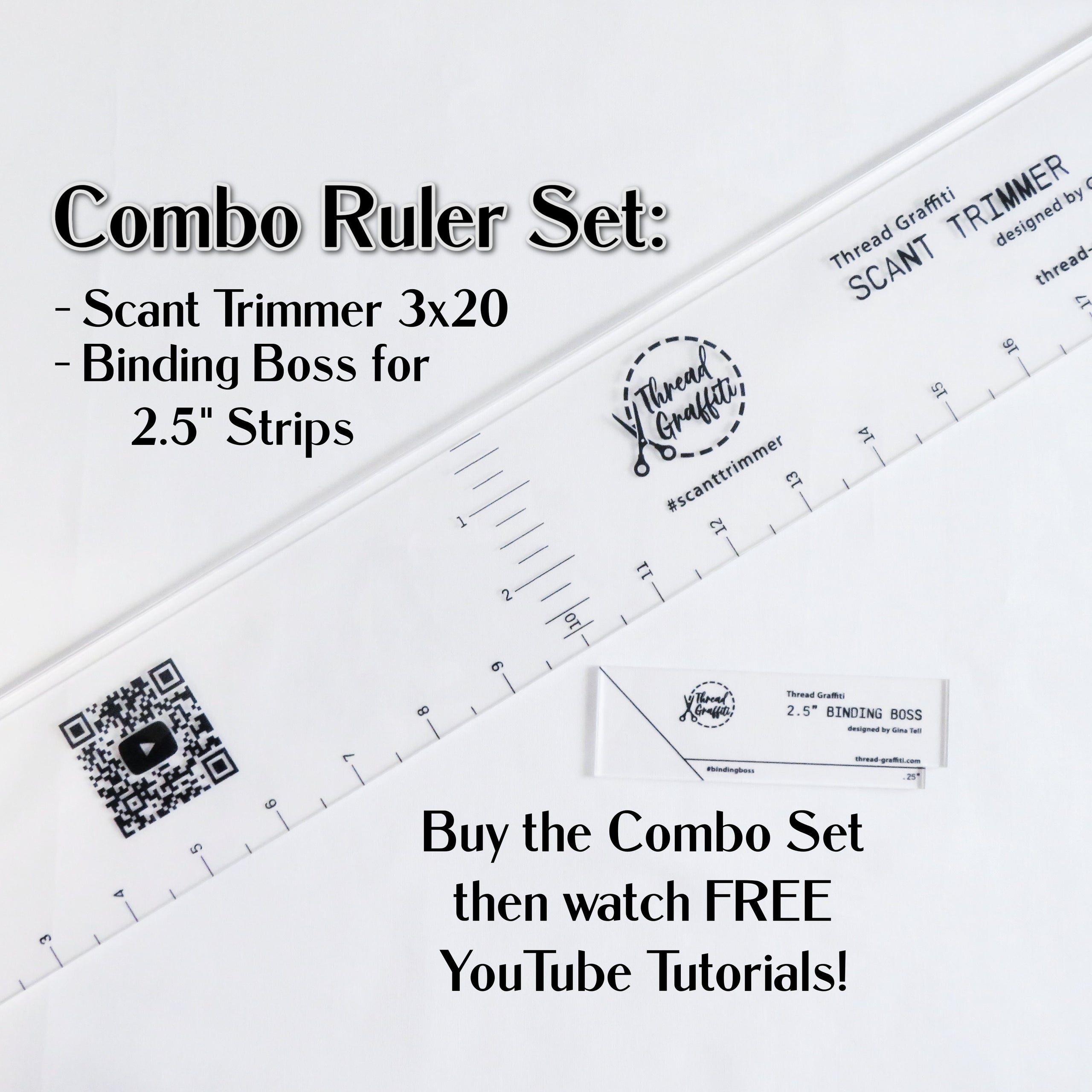 Combo Ruler Set designed by Gina Tell